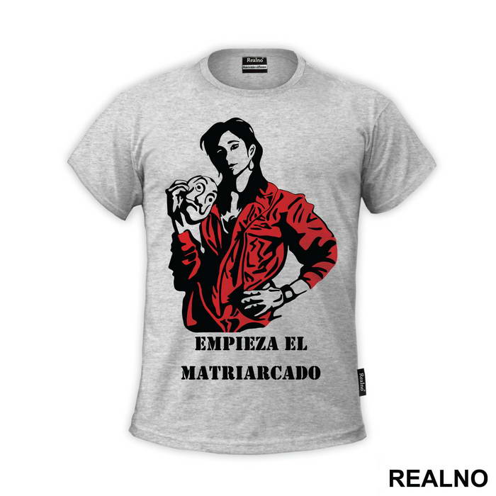 Empieza El Matriarcado Illustration - Nairobi - La Casa de Papel - Money Heist - Majica