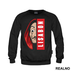 Lisabon - Lisboa - Half Mask - La Casa de Papel - Money Heist - Majica