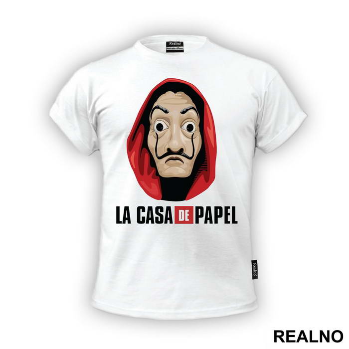 Mask And Logo - La Casa de Papel - Money Heist