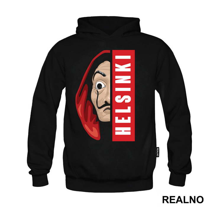 Helsinki Half Mask - La Casa de Papel - Money Heist - Majica