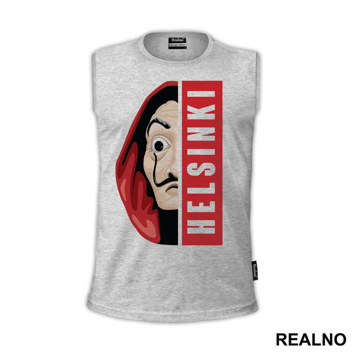Helsinki Half Mask - La Casa de Papel - Money Heist - Majica