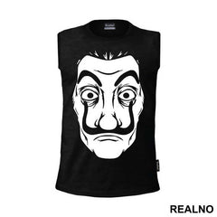 Mask Outline - La Casa de Papel - Money Heist