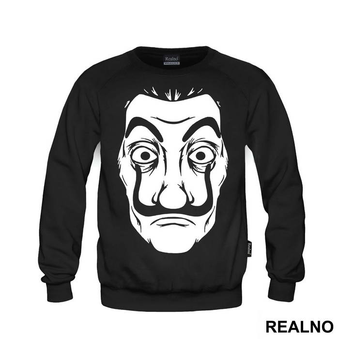 Mask Outline - La Casa de Papel - Money Heist