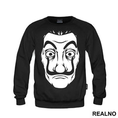 Mask Outline - La Casa de Papel - Money Heist