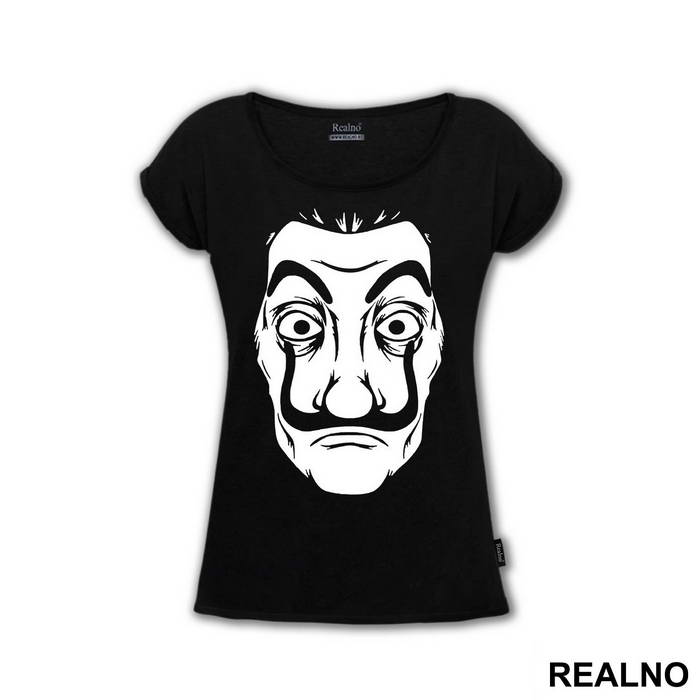 Mask Outline - La Casa de Papel - Money Heist