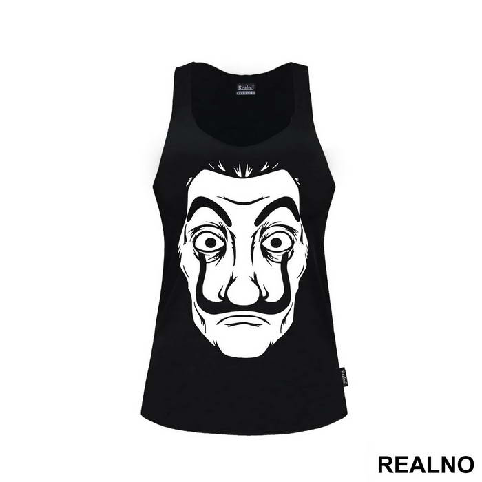 Mask Outline - La Casa de Papel - Money Heist