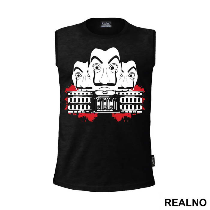 Bank Outline - La Casa de Papel - Money Heist