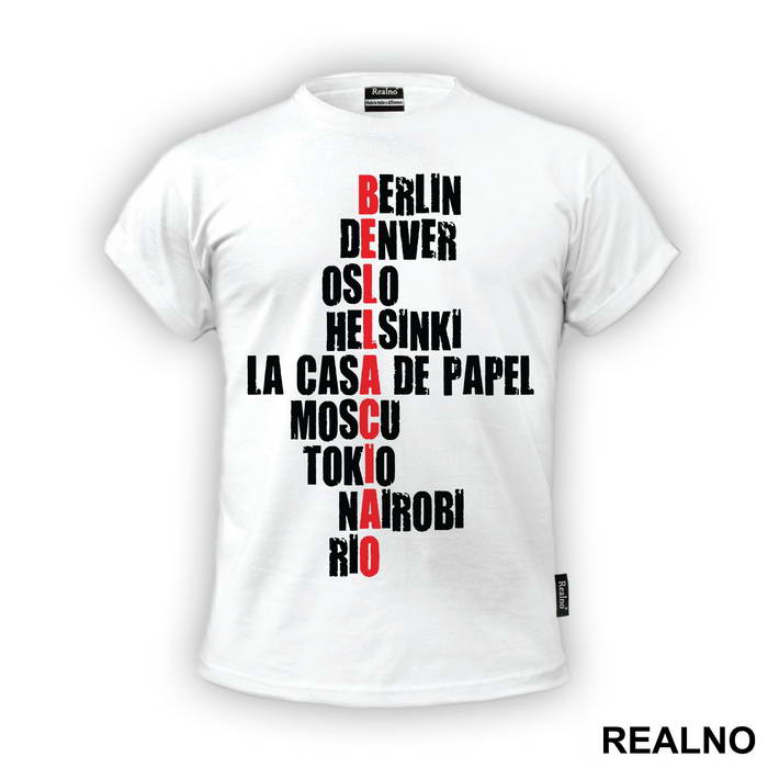 Bella Ciao - Names - La Casa de Papel - Money Heist