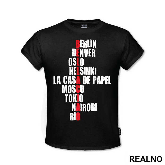 Bella Ciao - Names - La Casa de Papel - Money Heist