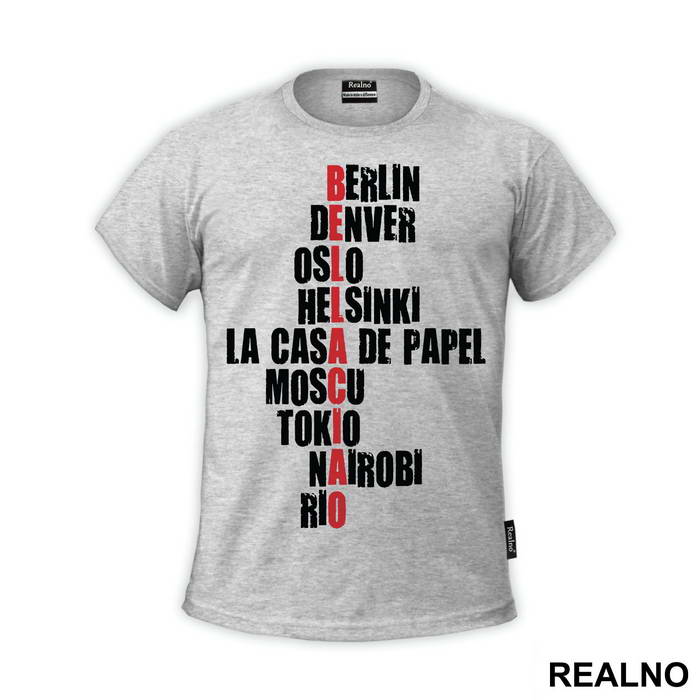 Bella Ciao - Names - La Casa de Papel - Money Heist