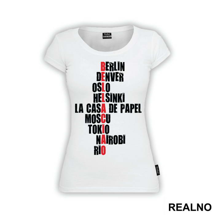 Bella Ciao - Names - La Casa de Papel - Money Heist
