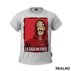 Mask And Logo Frame - La Casa de Papel - Money Heist