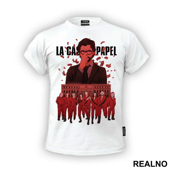Drawing - La Casa de Papel - Money Heist