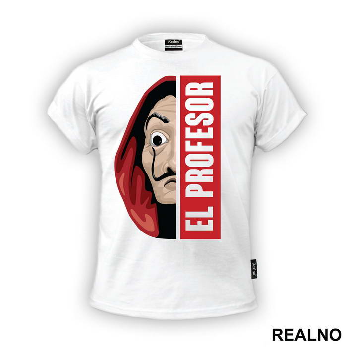 El Profesor - The Professor - La Casa de Papel - Money Heist - Majica