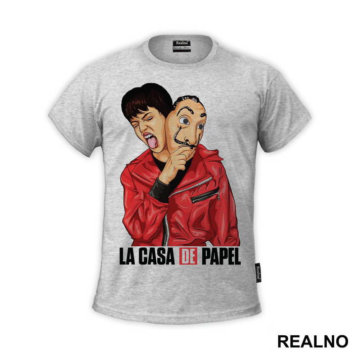 Tokyo - Tokio Portrait With A Mask - La Casa de Papel - Money Heist - Majica