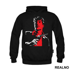 Red And White Outline - Dylan Dog