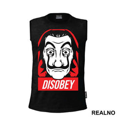 Disobey - La Casa de Papel - Money Heist - Majica