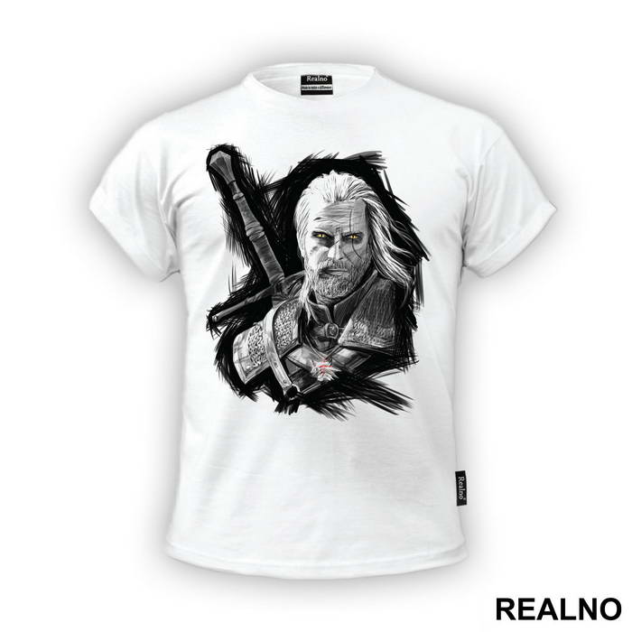 Black Drawing - Geralt of Rivia - The Witcher