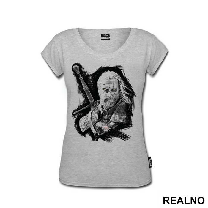 Black Drawing - Geralt of Rivia - The Witcher