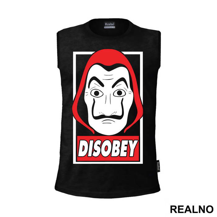Disobey Mask - La Casa de Papel - Money Heist - Majica