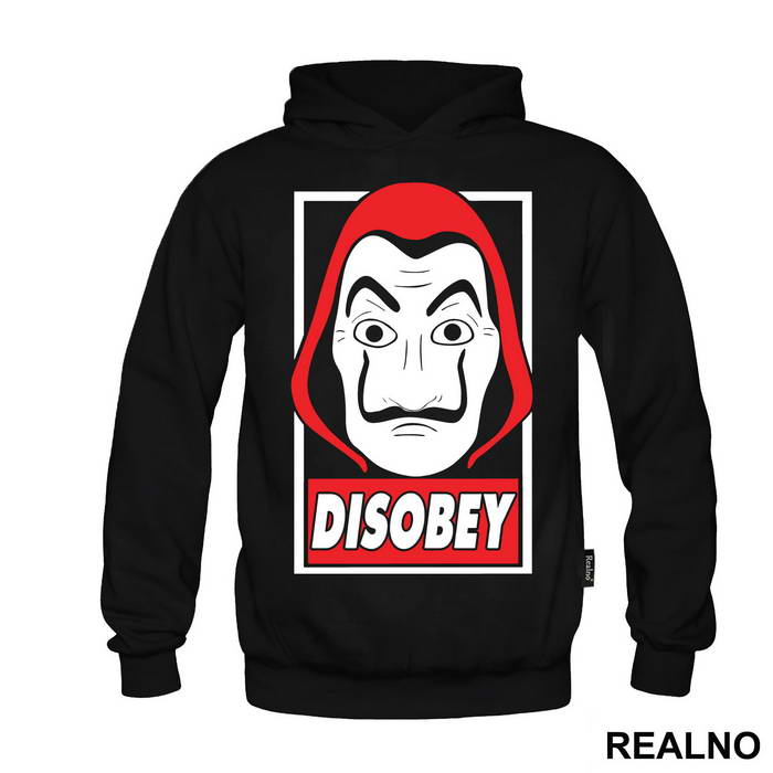 Disobey Mask - La Casa de Papel - Money Heist - Majica