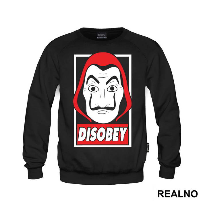 Disobey Mask - La Casa de Papel - Money Heist - Majica