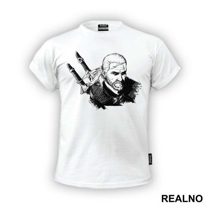 Pencil Drawing - Geralt of Rivia - The Witcher