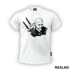 Pencil Drawing - Geralt of Rivia - The Witcher