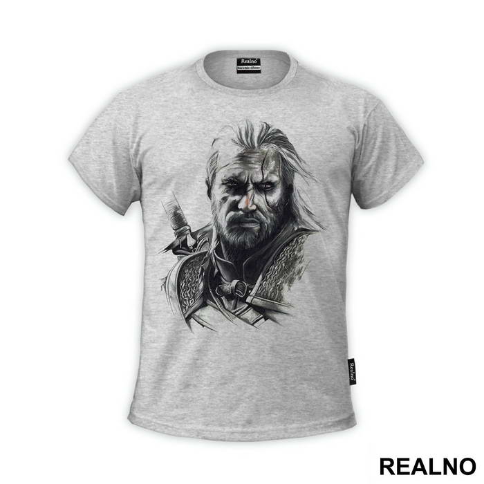 Pencil Portrait - Geralt of Rivia - The Witcher