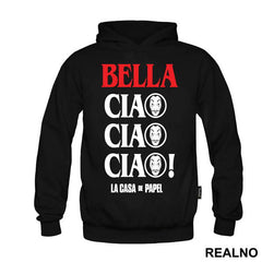 Bella Ciao Ciao Ciao Masks - La Casa de Papel - Money Heist - Majica