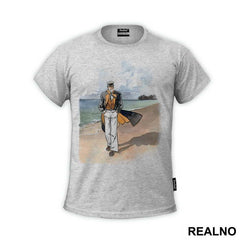 Corto Maltese Walking On A Beach - Corto Maltese