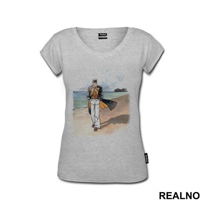 Corto Maltese Walking On A Beach - Corto Maltese