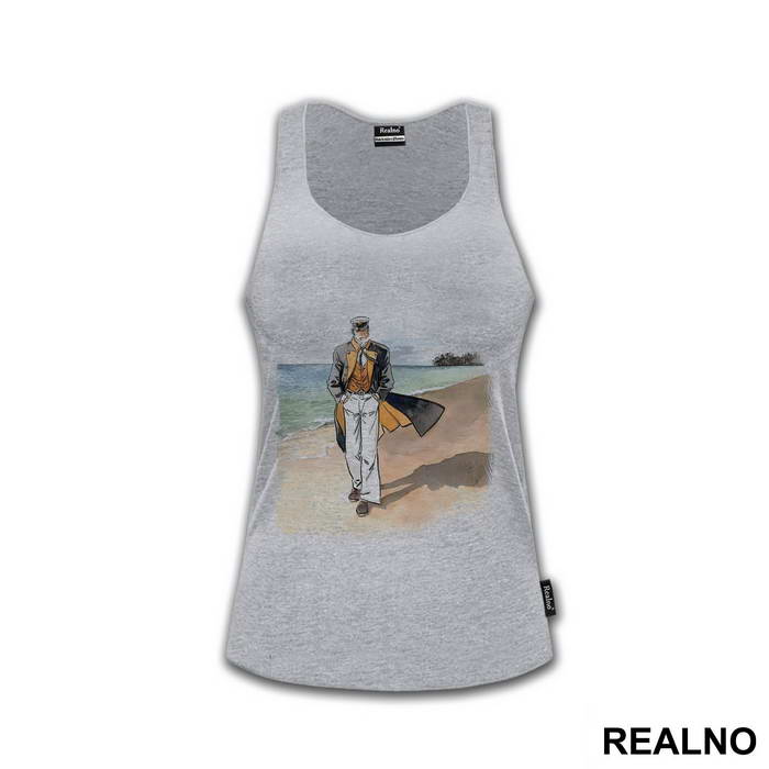 Corto Maltese Walking On A Beach - Corto Maltese