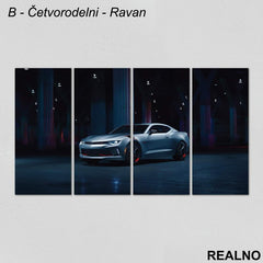 Sivi Chevrolet - Slika na platnu - Kanvas