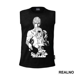Light Holding Misa - Death Note
