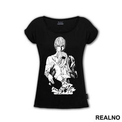 Light Holding Misa - Death Note