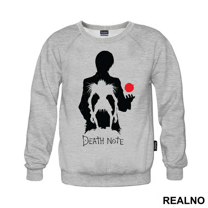 Light and Ryuk Siluet With and Apple  - Death Note