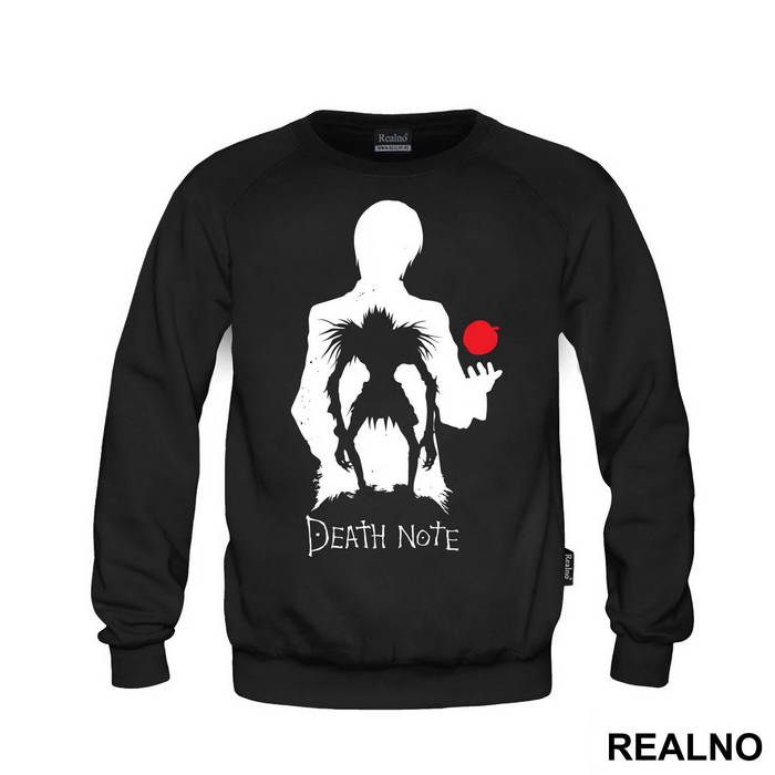 Light and Ryuk Siluet With and Apple  - Death Note