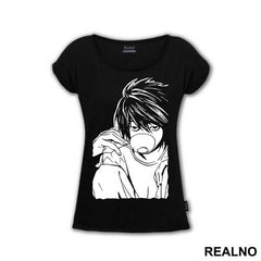 L Dringking Tea - Death Note