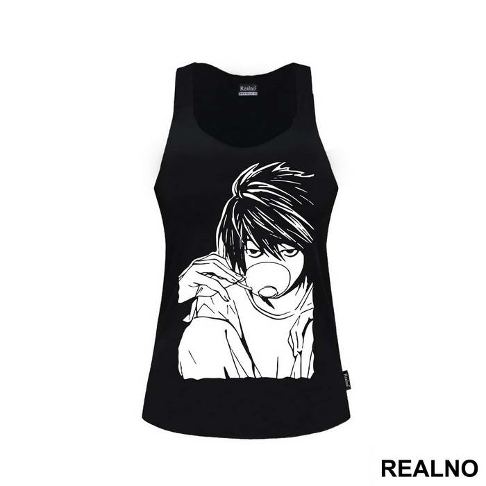 L Dringking Tea - Death Note