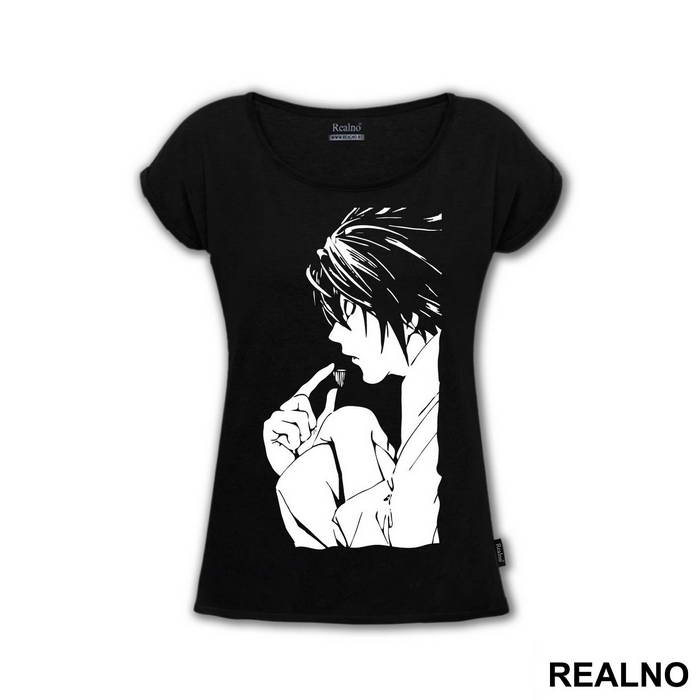L Eating Sweets - Death Note