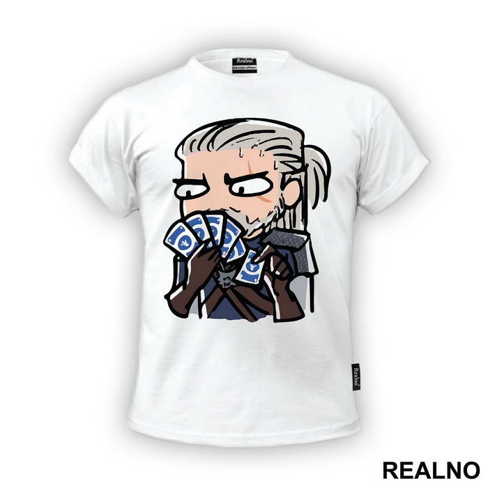 Geralt Playing Gwent - The Witcher