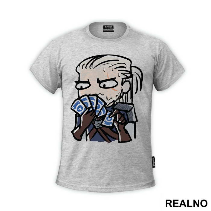 Geralt Playing Gwent - The Witcher