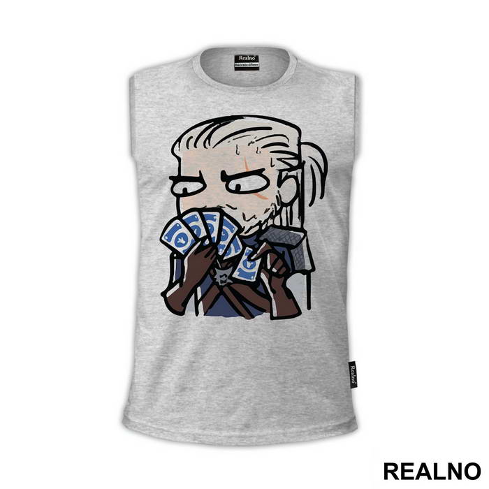 Geralt Playing Gwent - The Witcher