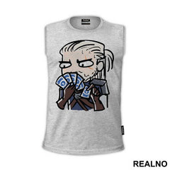 Geralt Playing Gwent - The Witcher