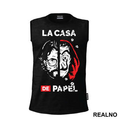 El Profesor - The Professor - Mask - Bullet Holes - La Casa de Papel - Money Heist - Majica