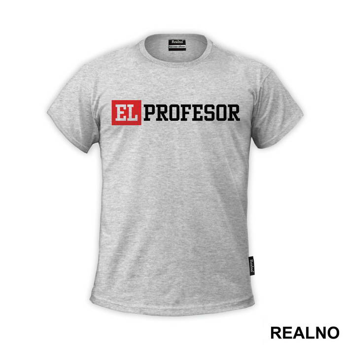 El Profesor - The Professor Red Square - La Casa de Papel - Money Heist - Majica