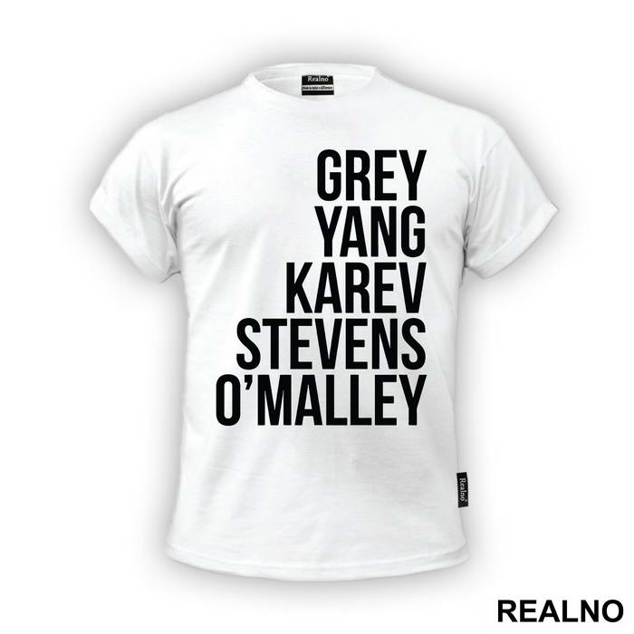 Grey Yang Karev Stevens O'Malley - Grey's Anatomy