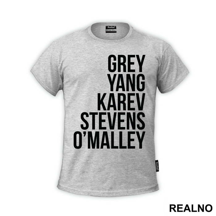 Grey Yang Karev Stevens O'Malley - Grey's Anatomy
