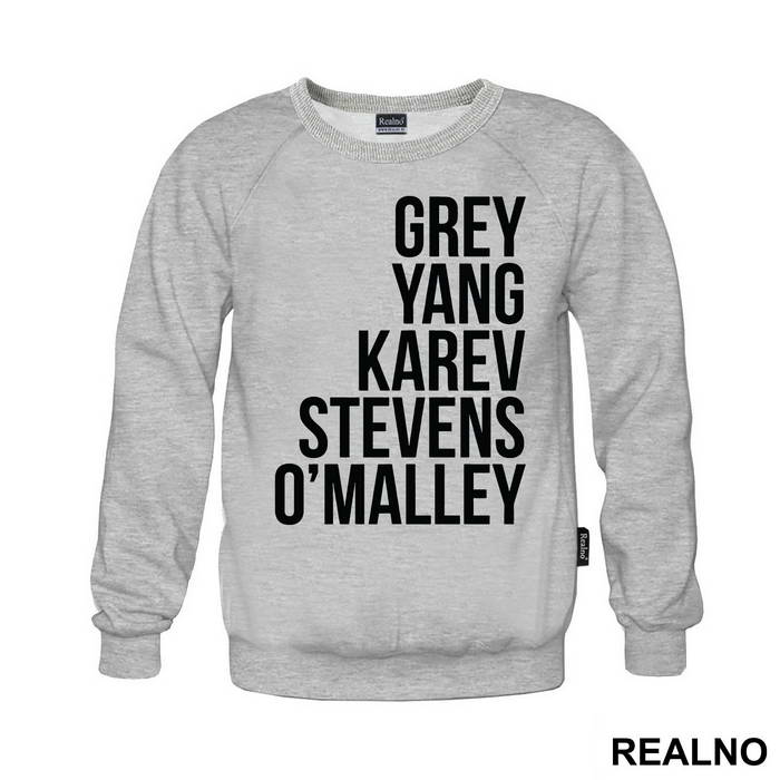 Grey Yang Karev Stevens O'Malley - Grey's Anatomy